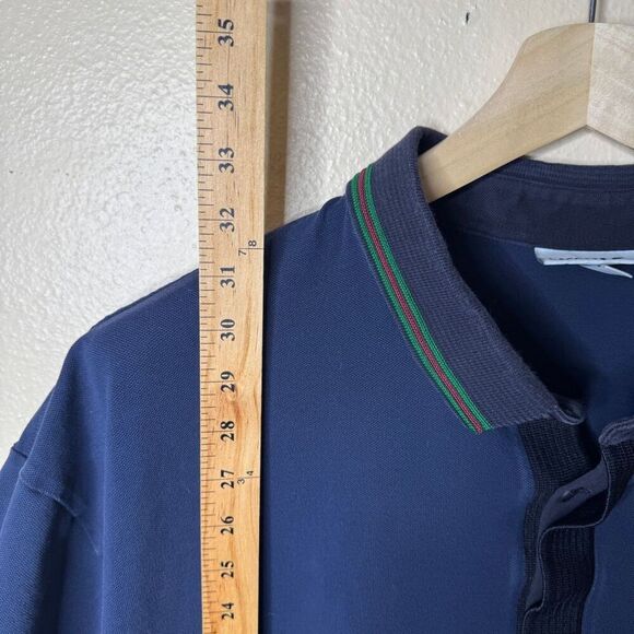 Lactose Shirt Mens 3XLB Navy Blue Polo Short Sleeve Classic Fit - Picture 6 of 8